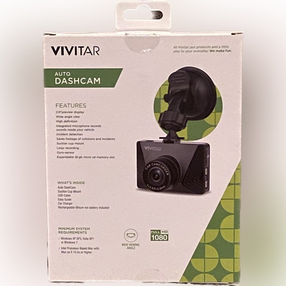 Vivitar DCM-110N Auto Dashcam - Picture 2 of 4